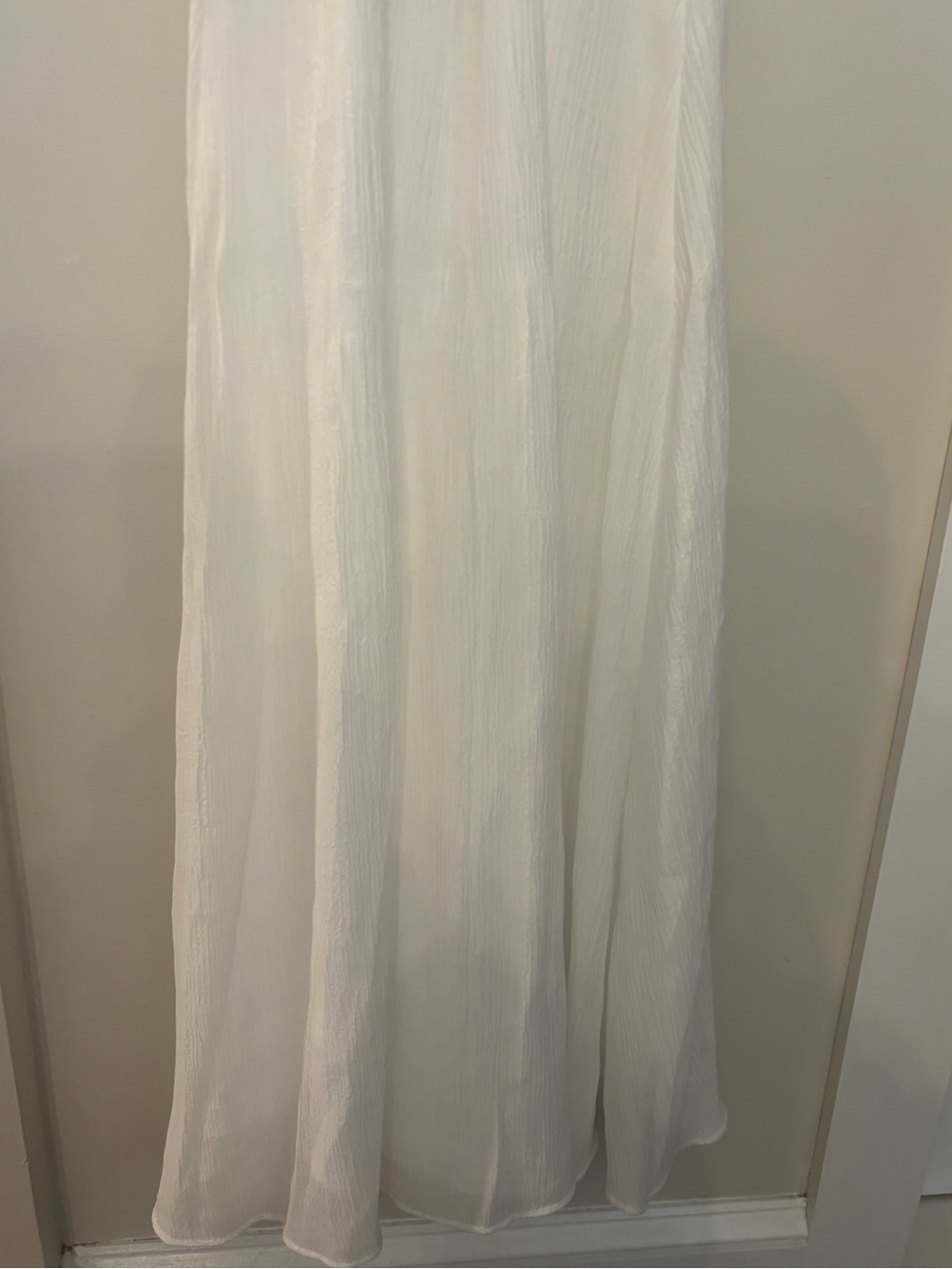 NWOT Zara White Maxi dress sz M - Picture 7 of 8